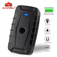 GPS Tracker Car Locator 2G Vehicle Tracker GPS Waterproof Magnet 6000mAh Long Standby Time Voice Monitor Free Web APP PK TK905