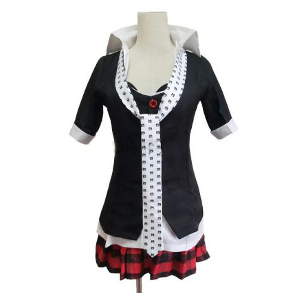 2018 Danganronpa Trigger Happy Havoc Enoshima Junko Emboitement Inushio Kimuchi Symbol School Uniform Outfit Cosplay Costume