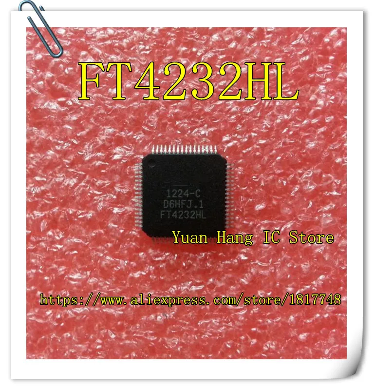 

10PCS/LOT FT4232HL FT4232H FT4232 LQFP64 Universal receiver / transmitter IC NEW