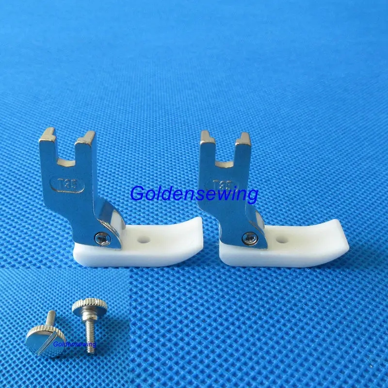 2 sets Non-stick coating RIGHT PIPING CORDING FOOT for JUKI DDL-8500 8700 5550 SINGER 191D CONSEW