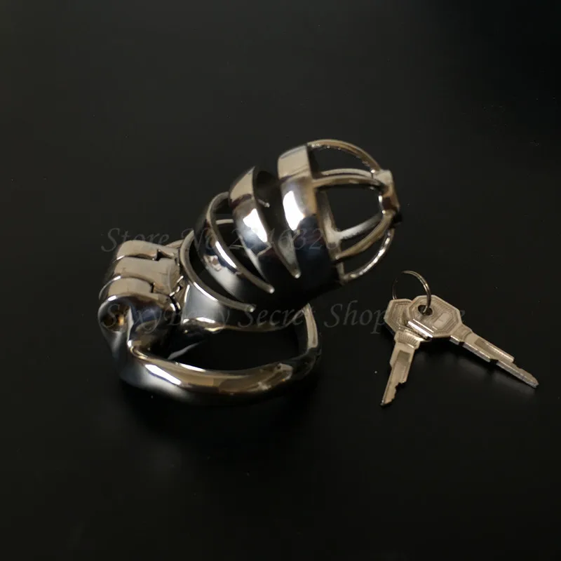 New Stainless Steel Male Chastity Device with Stealth Lock,Cock Cage,Penis Rings,Chastity Belt,Adult Sex Toys For Man