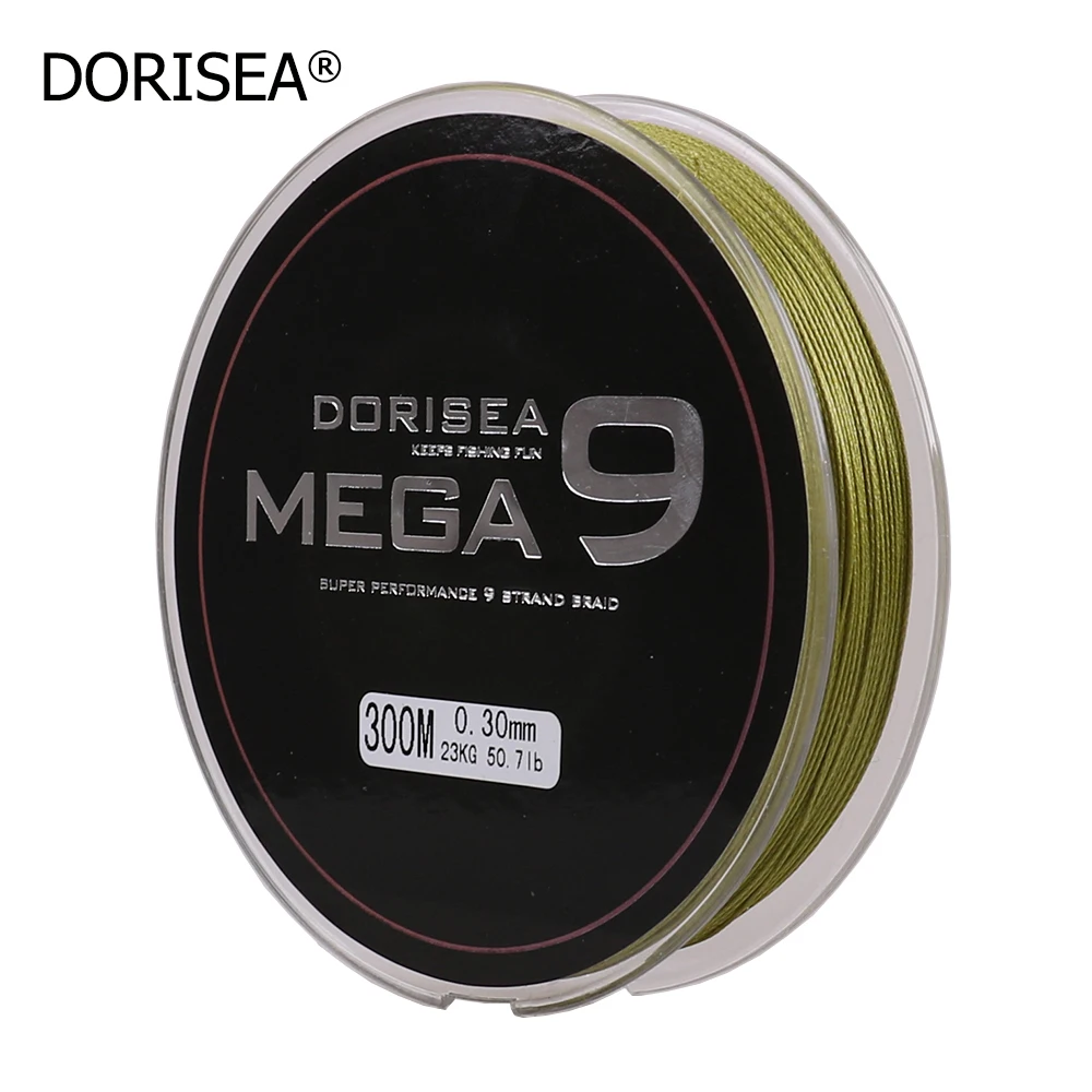 DORISEA Mega 9 Stränge 300 M 330 Meter Geflochtene Draht Angelschnur Japan Material Super PE lLine Multifilament Angeln Draht – Detail 19