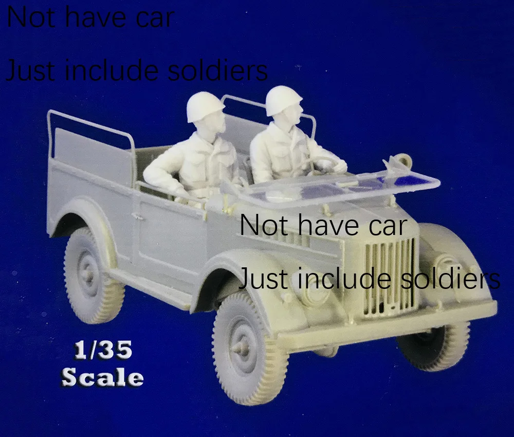 Unpainted Kit 1/35 US driver crew mid east   figure Historical  Resin Figure miniature garage kit