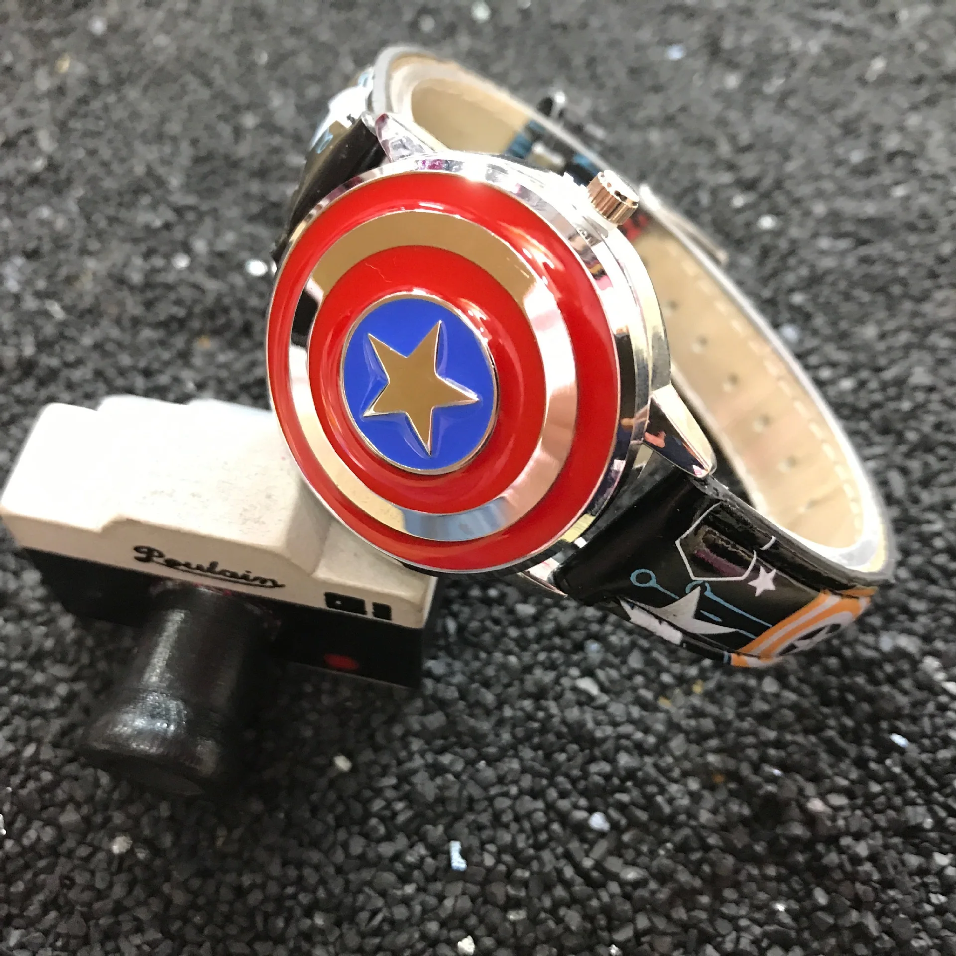 Cool Kids Watch Avenger Alliance Animation Cartoon Boys Children Students Captain\'s Watches Child