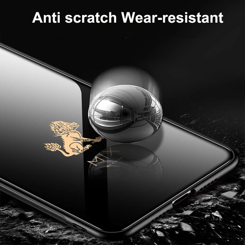 Original color Forbidden City Tempered Phone Glass Case For Xiaomi Mi Mix 3 Case cover phone cases For xiaomi mi Mix3 shell