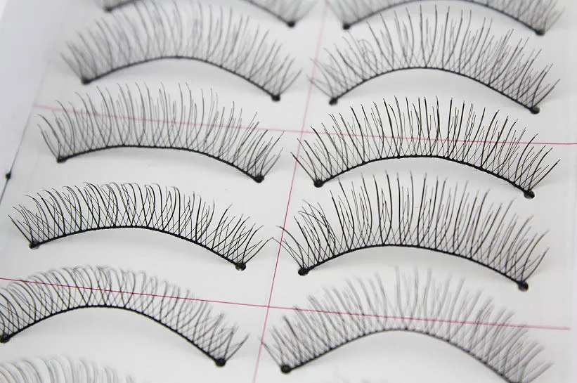 20 Pairs Professionele Make-Up Hand-Made Party Valse Wimpers Wimpers Regelmatige Lange En Dikke Eye Spatten Eye Lash extension