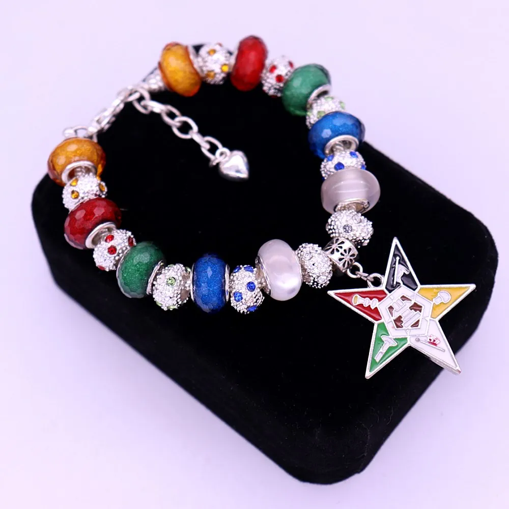 Double Nose New Design Young Greek Sorority Order of Eastern Star OES Beads Bracelets Masonic Freemason  Jewelry