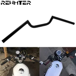 22mm 7/8 Inch Motorcycle Drag Handlebar Bars Black/Chrome Chopper Cafe Racer Old School Bobber For Harley For Yamaha For Suzuki