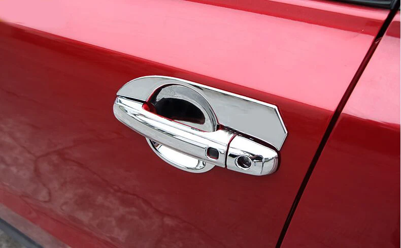 ABS plate door handle door bowl protection post outside door bowl Covers Car accessories For Suzuki vitara 2016 2017 2018 2019