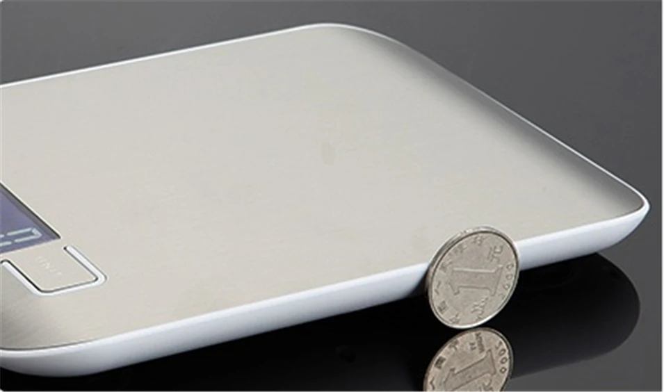 NEW 5000g 5KGg/1g Precise Digital Kitchen Scale LED Display Electronic Weight Scales Stainless Steel Food Cooking Libra
