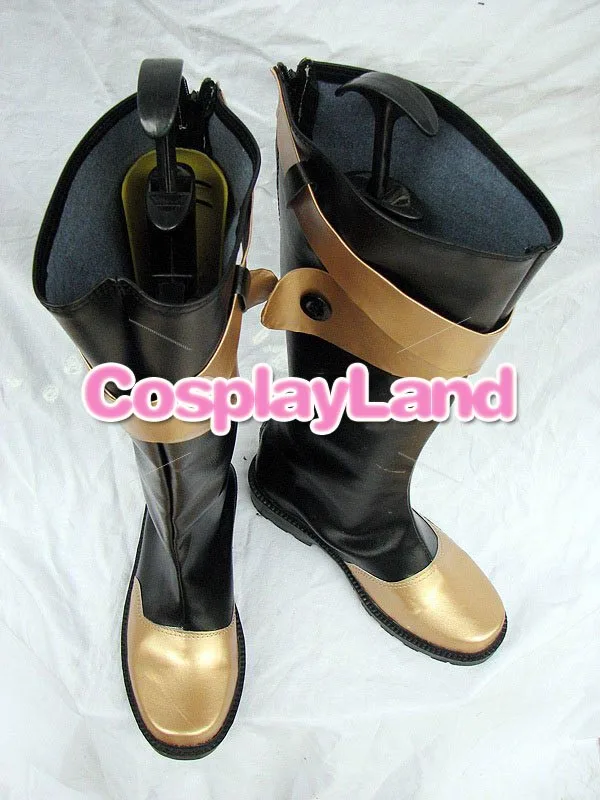 D-Botas de Cosplay de Cloud Nyne para hombre, zapatos de Anime para fiesta, Cosplay, espectáculo, hecho a medida, color gris