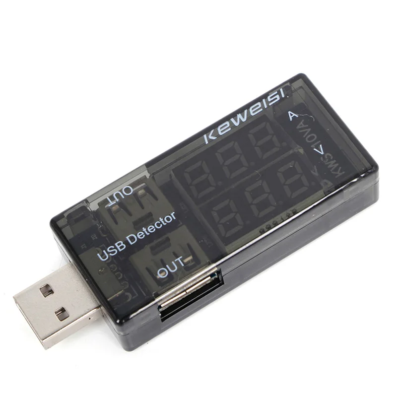Dual-Port-USB Strom Spannung Tester USB Voltmeter Amperemeter Mit LCD-Display Für Handy Tablet Power