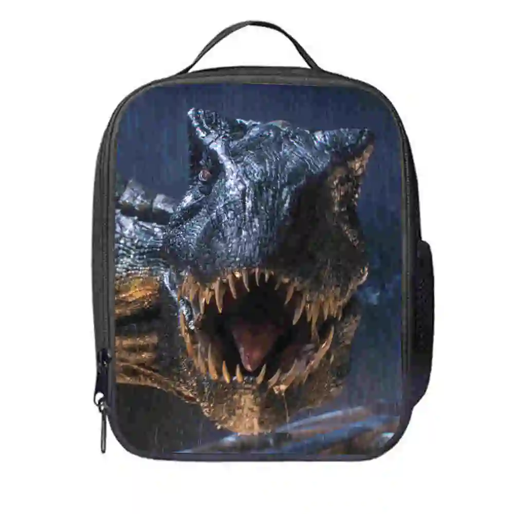 Dinosaur Lunch Bag Animal Customized Dragon Anime Women Men Teenagers Boys Girls Kid School Thermal Cooler Insulated Tote Box