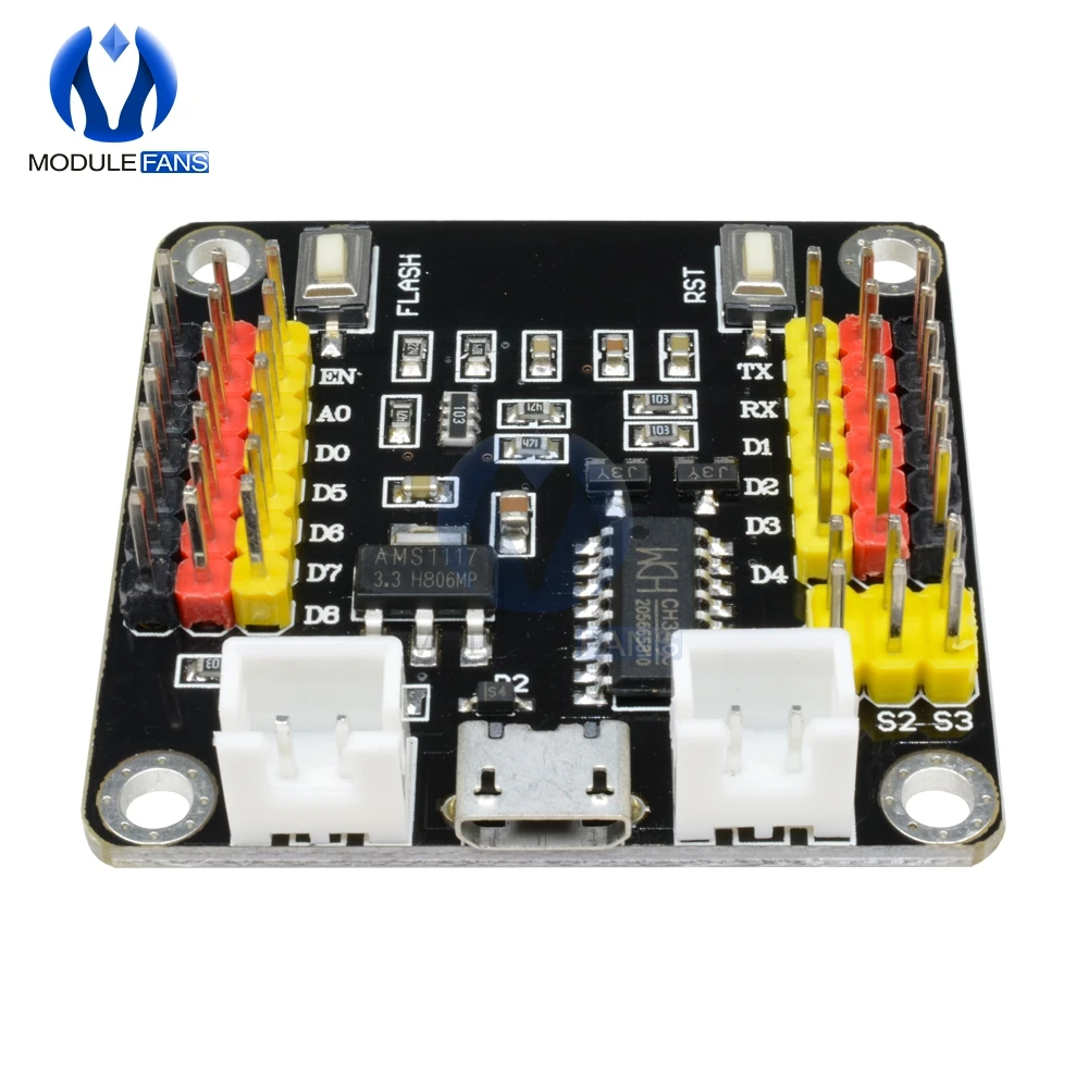 ESP8266 ESP-12 ESP12 ESP-12E CH340 CH340G Wireless Wifi Development Board MCU UART SPI Antenne für Arduino NodeMCU Micro USB – Detail 9