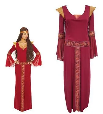 King Arthur wife cosplay royal queen dress party queen dress egypt fancy dress vintage rome costume for women egypt fancy dress