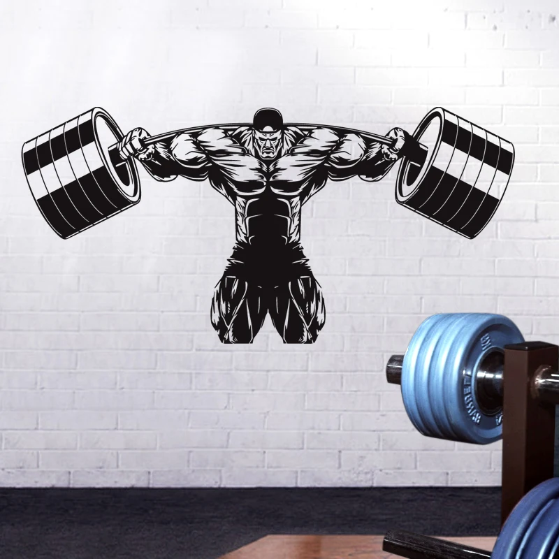 

Car DCTA Large Gym Sticker Fitness Decal Body-building Posters Vinyl Wall Decals Pegatina Decor Mural Gym Sticker