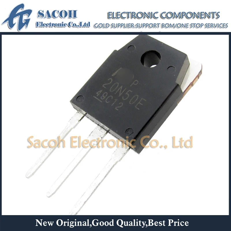 Refurbished Original 10Pcs/Lot FMH20N50E 20N50E OR 20N50G OR FMH21N50ES 21N50ES TO-3P 20A 500V Power MOSFET