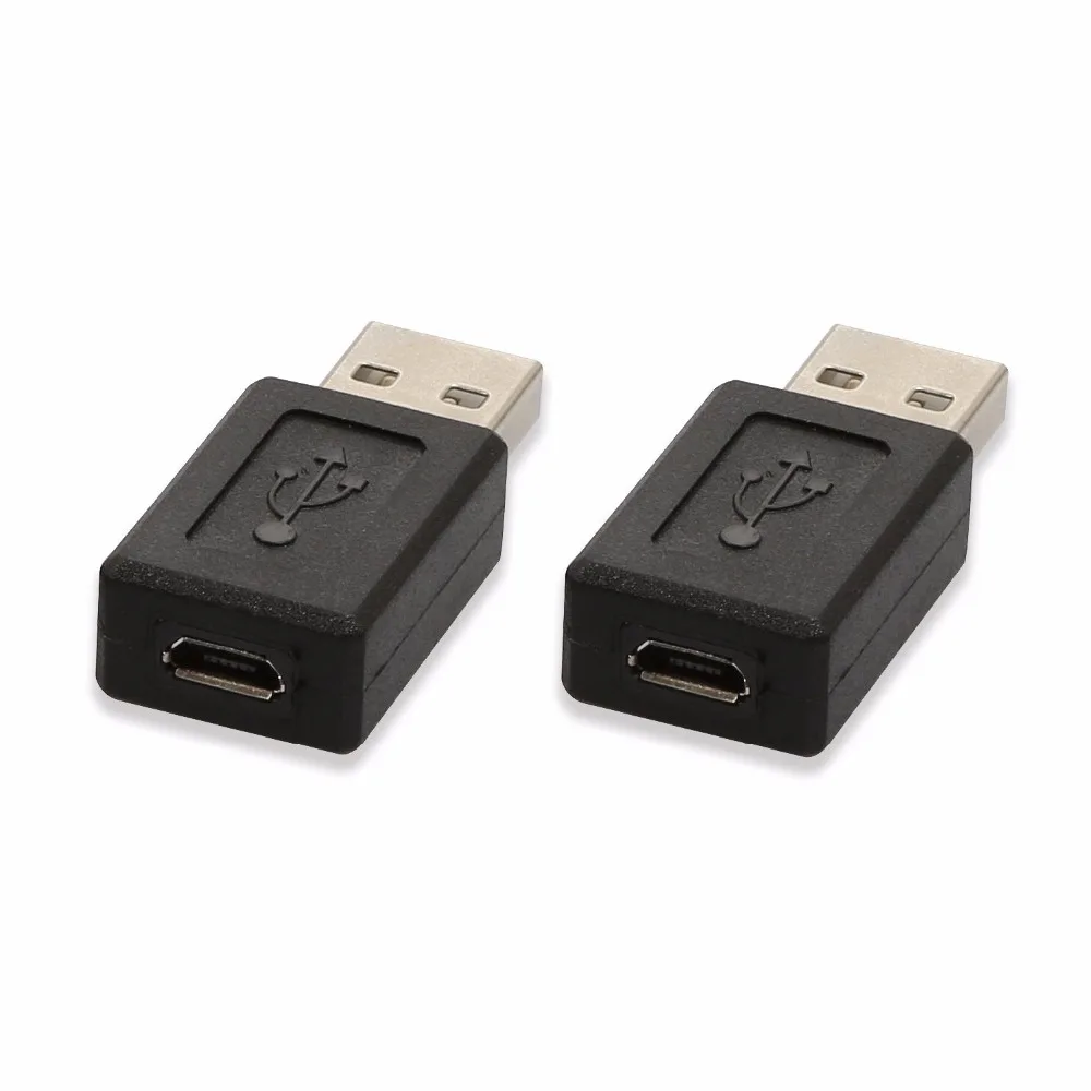 2 teile/los USB 2.0 A Stecker auf USB Micro Buchse Adapter