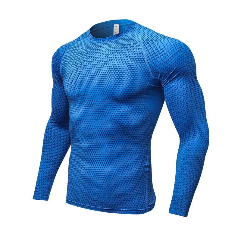 T-shirt thermique à séchage rapide pour homme, pyjama imprimé en 3D, chemise de sport, chemisiers, callogging, bien-être