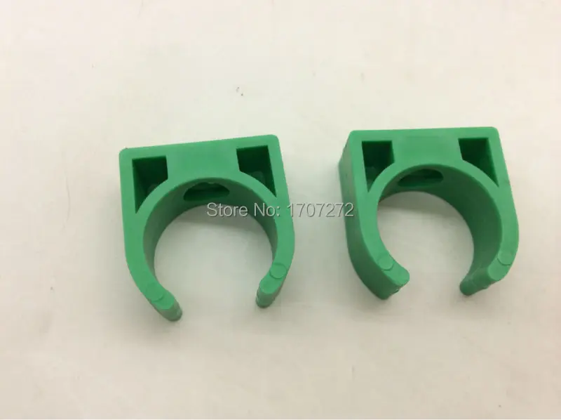 free shipping 50pcs 32mm Plastic PPR Single U Clamp Holder Hot Cold Water Pipe Tube