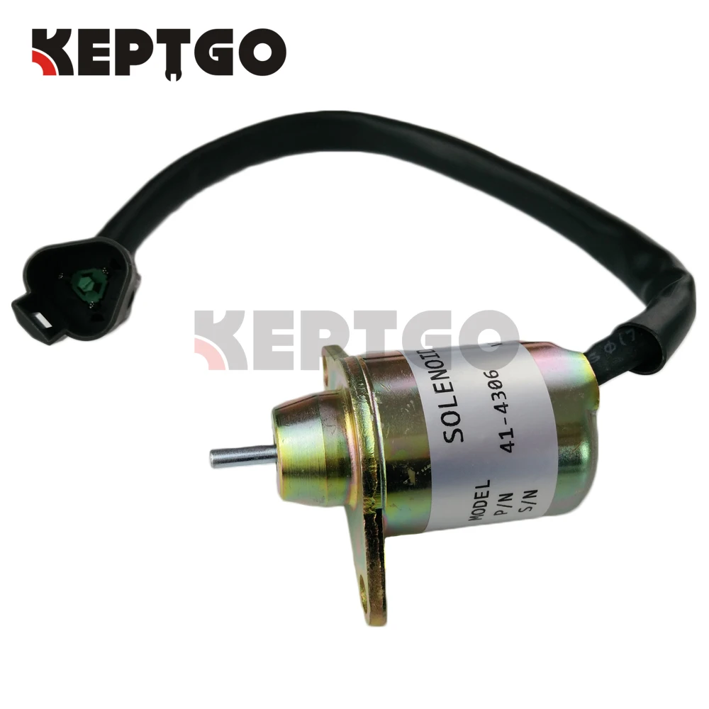 Fuel Stop Solenoid 12V For Yanmar 388, 3.88, 3,88-3TNA72 41-4306 SA-4920 SA-4561