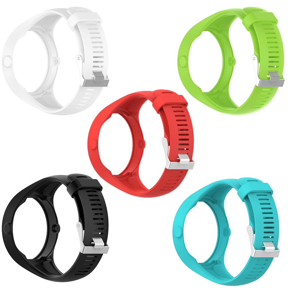 Polarm200用の新しい無地のソフトシリコンスマートブレスレットウォッチストラップ