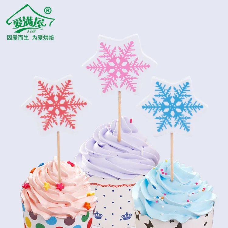 

12PCS/lot Cake mousse cake decoration series card inserted card flag with a toothpick