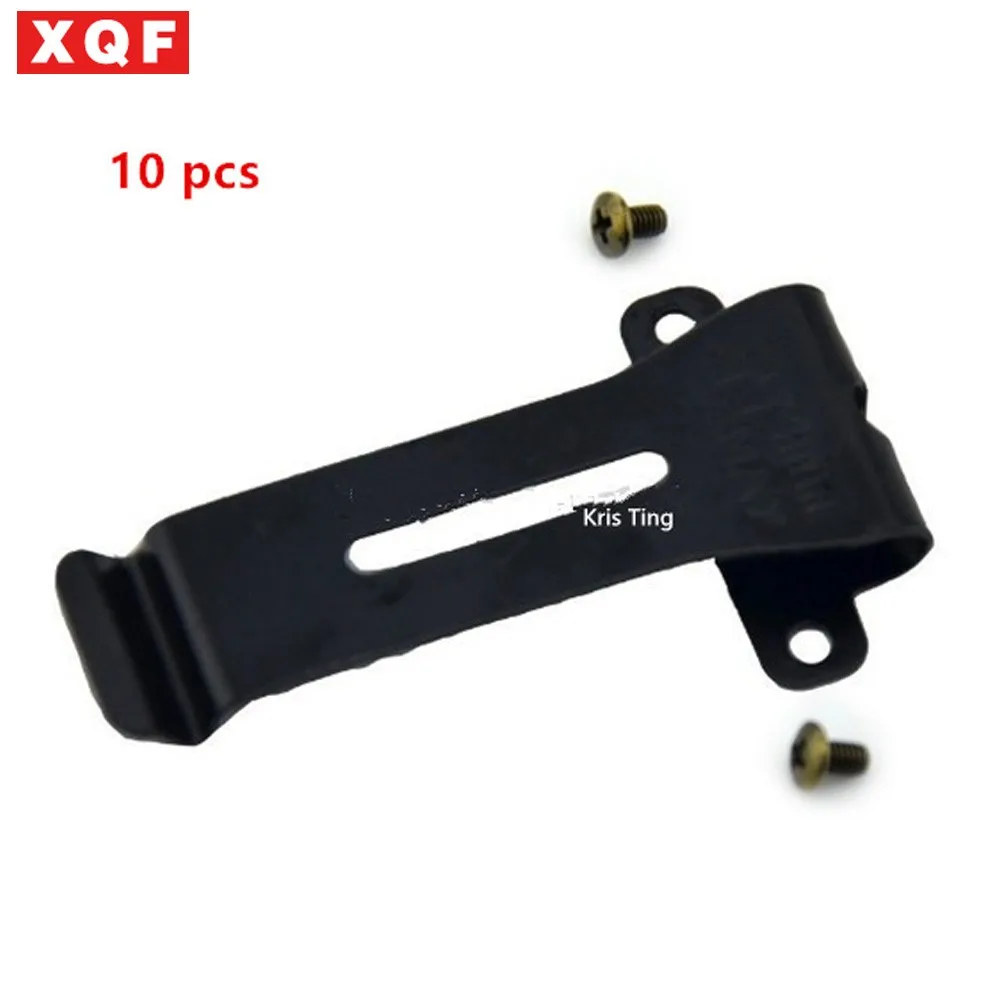 

Brand 10 PCS Replacement Belt Clip Clamp Clinch Hook Bracket for Baofeng Two Way Radio BF-666S BF-888S UV-5R free shipping