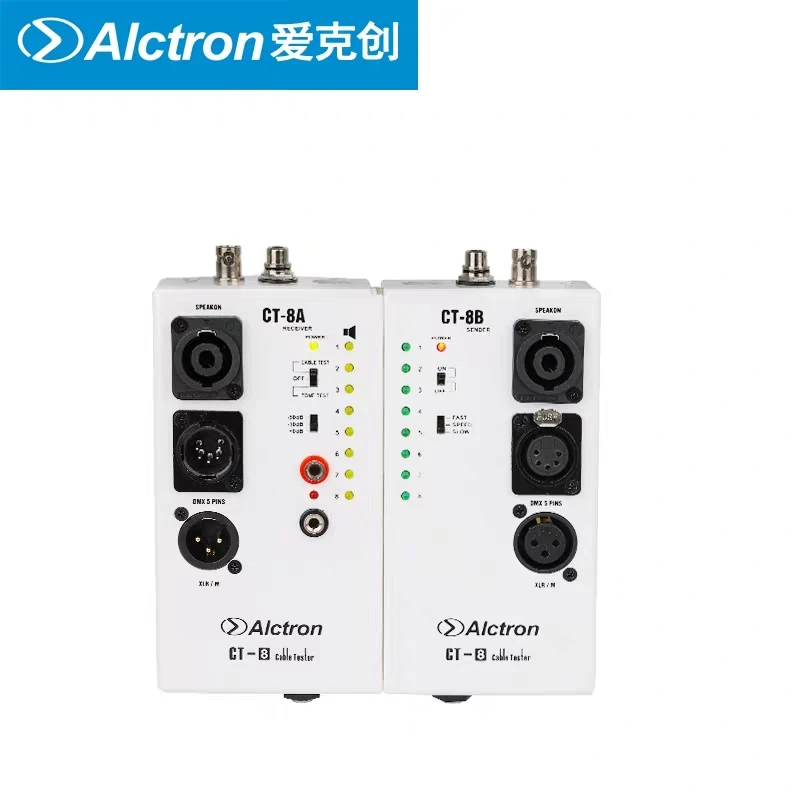 Alctron CT-8 multi-purpose audio cable tester, test for diversity cable if they are in good conduction or not