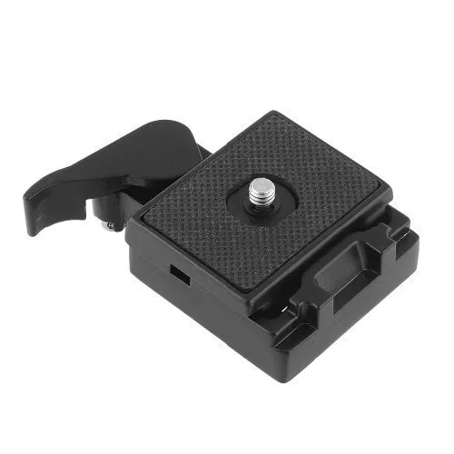 Quick Release Clamp Adapter For Camera Tripod with Manfrotto 200PL-14 Compat Plate BS88 HB88 with 2 Quick Release Plate