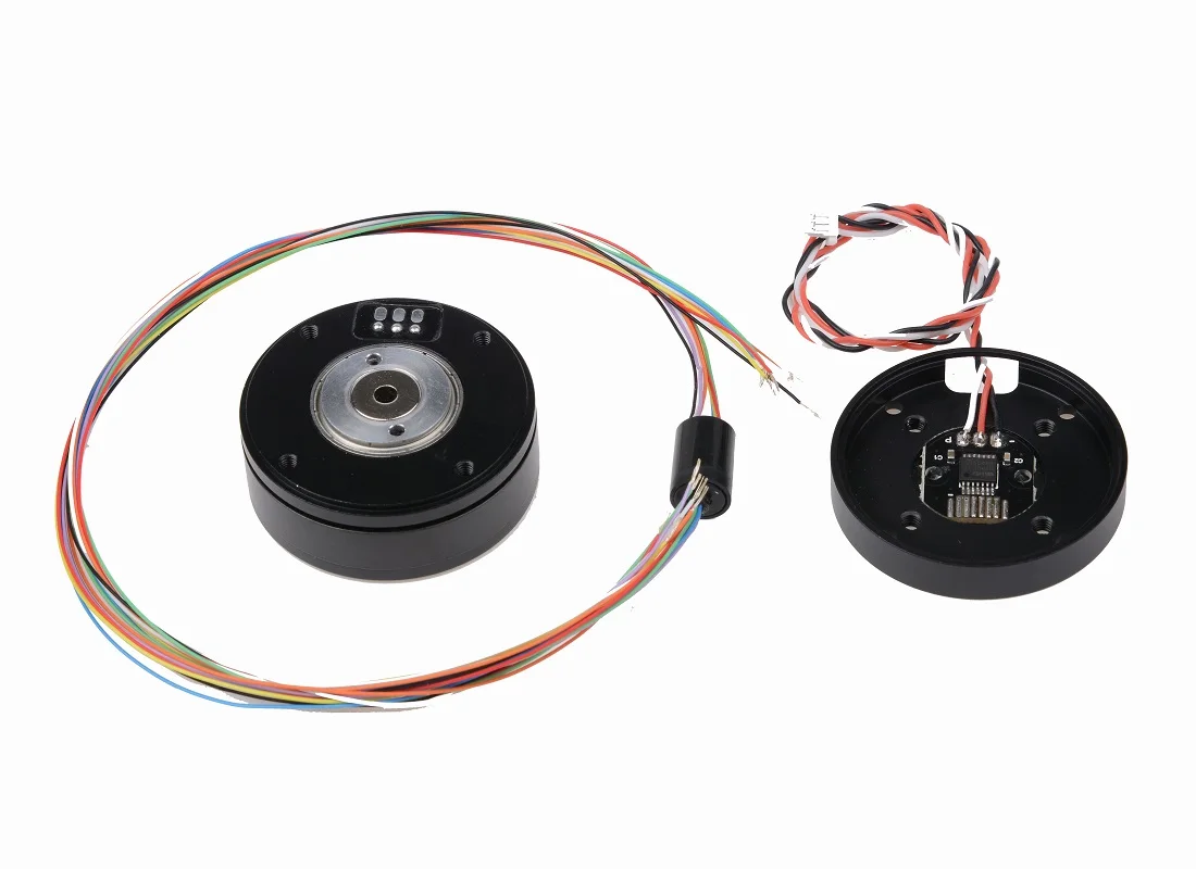 PM3505 Cloud Platform Code Disc Motor Micro Single Band AS5048A Encoder Motor Central Hole Over Slip Ring Collector Ring