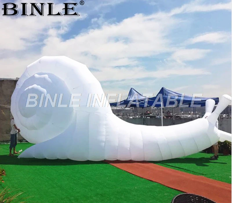 

Advertising Event decoration giant inflatable animal large white inflatable snail for sale