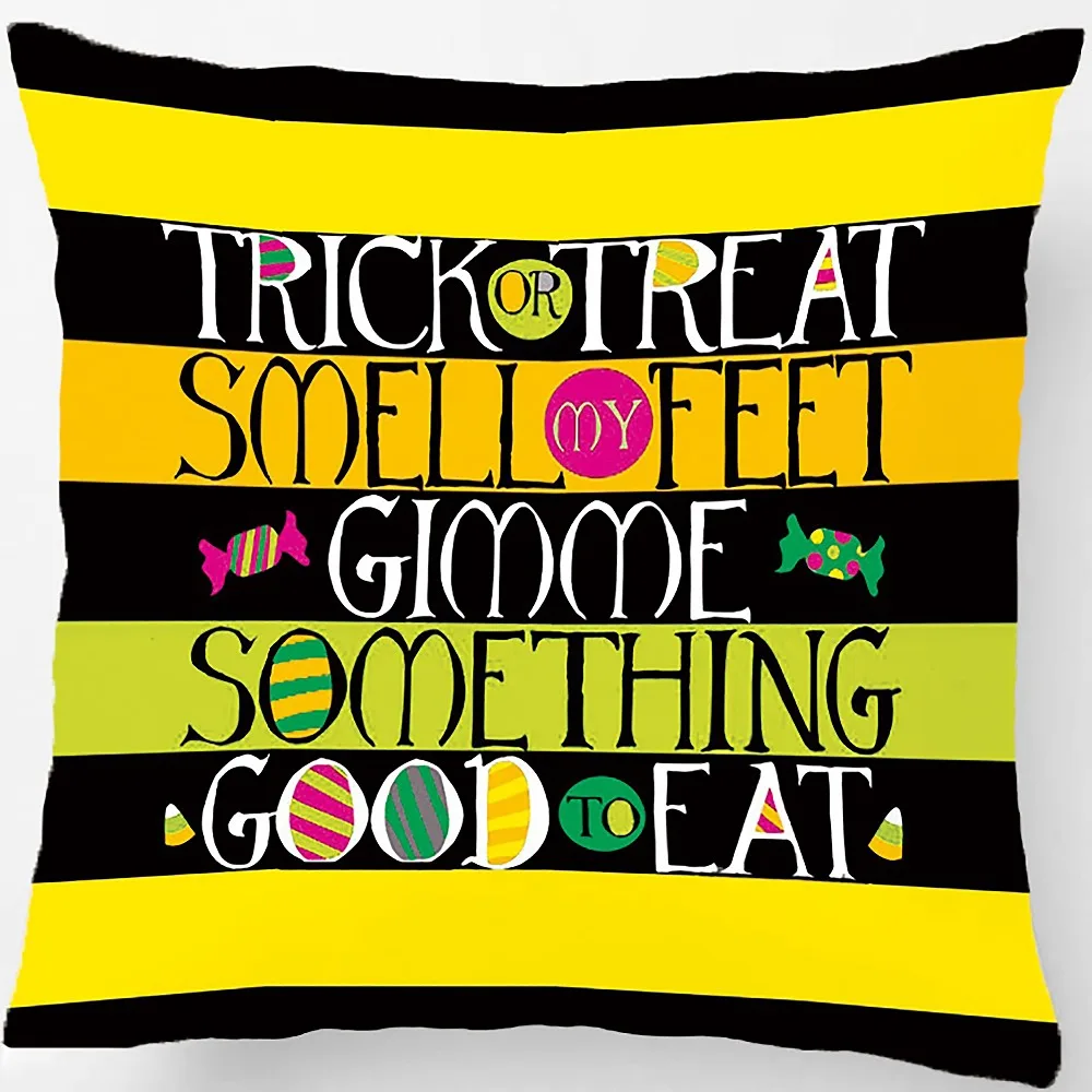 Trick Or Treat Halloween Rhyme Throw Pillow Case Decorative Cushion Cover Pillowcase Customize Gift By Lvsure For Car Sofa Seat