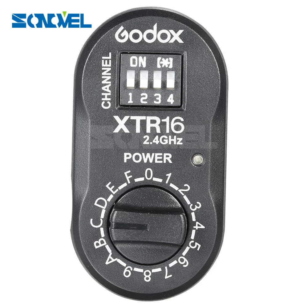 Godox XTR-16 Flash Receiver 2.4 Gam Không Dây X-hệ thống cho X1C X1N XT-16 Transmitter Kích Hoạt Wistro AD360/DE/QT/DP/QS/GS/GT Series