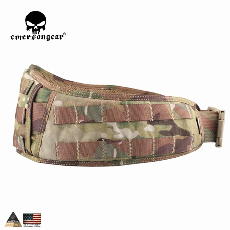 EMERSONGEAR Cintura Molle Cintura imbottita in vita Emerson Airsoft Combattimento Caccia Cintura tattica Cintura da caccia Multicam EM9086