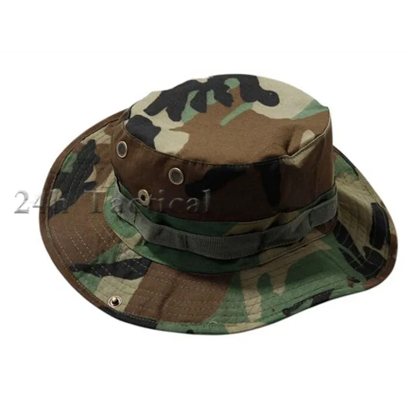 Tactical Airsoft Sniper Multicam Boonie Hat Camouflage  Military Army Cap Hunting Accessories