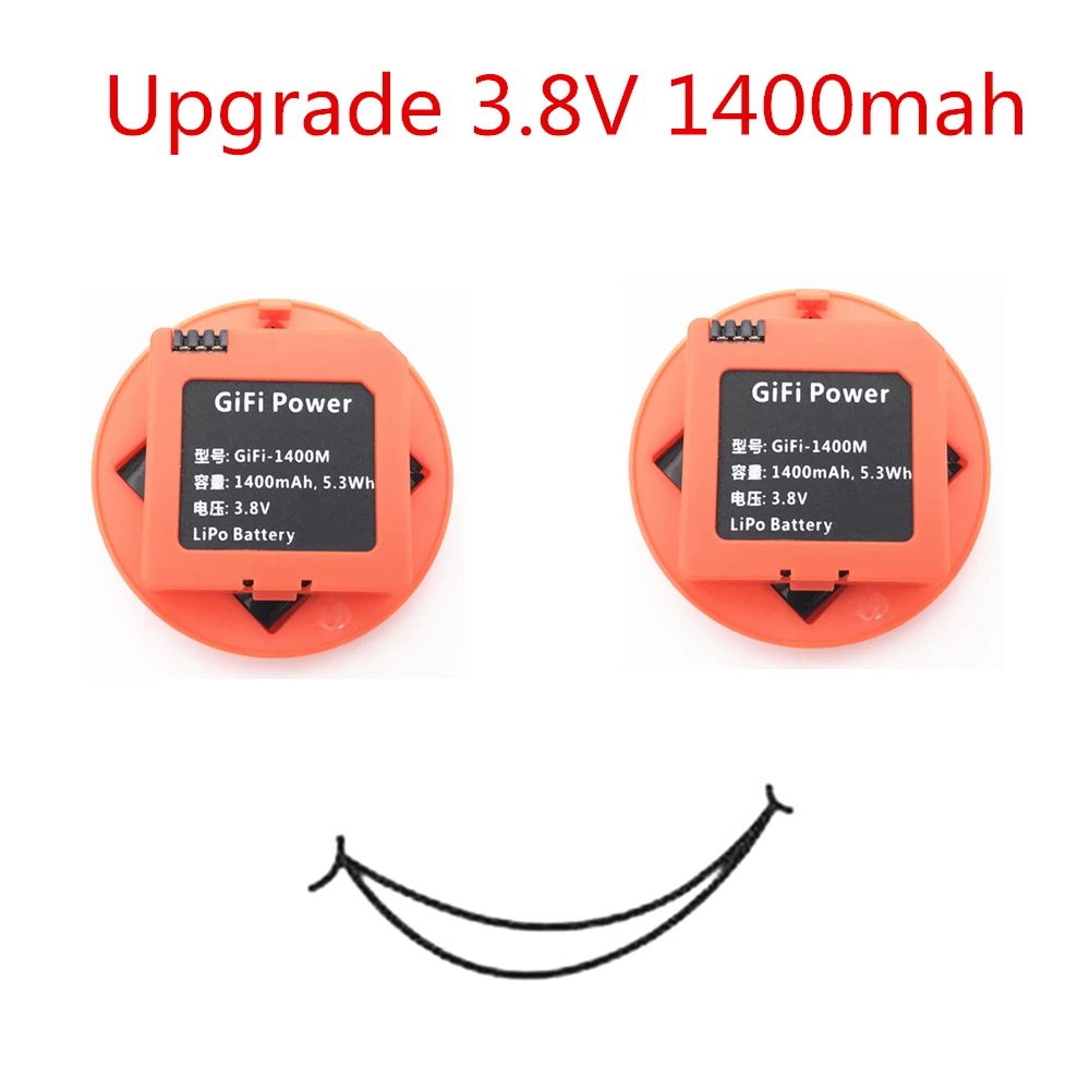 2PCS Upgrade Battery 3.8V 1400mah For MITU Battery For Xiaomi MiTu Quadcopter Drone Accessories