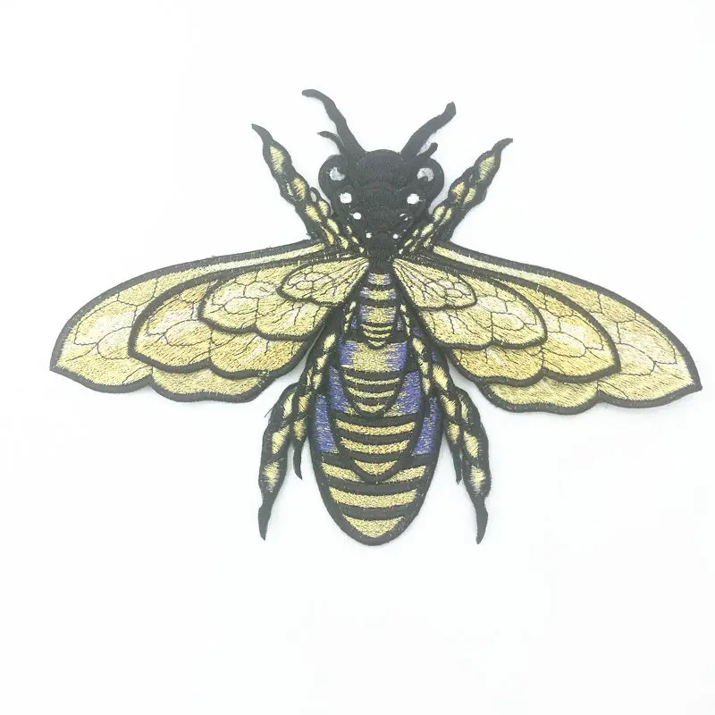 3D Bee applicaties garment patch Decoration Accessories Embroidered patch for clothing applicaties voor kleding