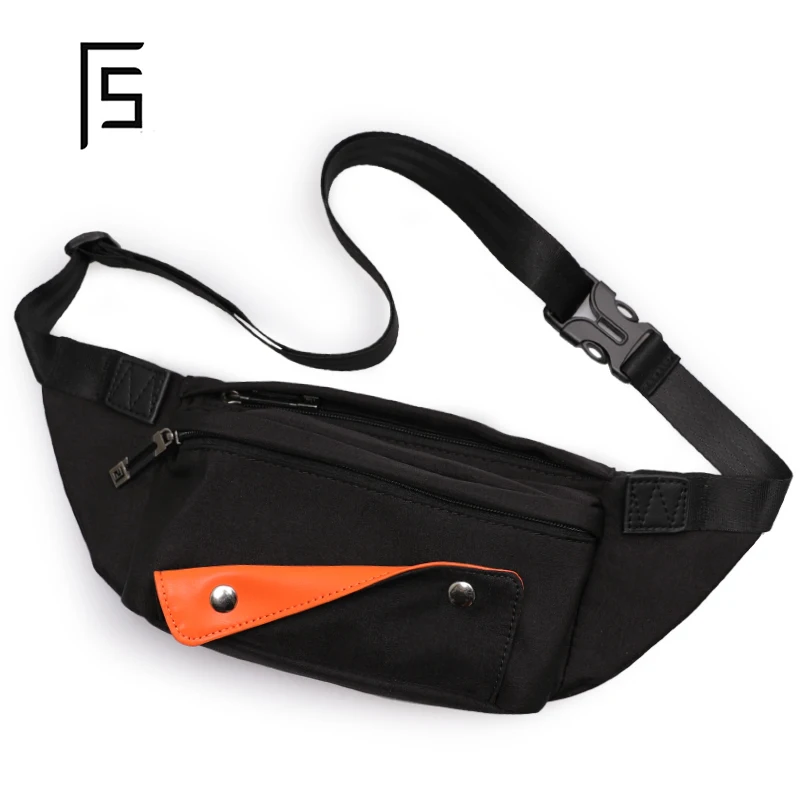 FYUZE Multifunction Men Bags  Shoulder Bag Waterproof Anti Theft  Chest Pack Short Trip Messengers Crossbody Bag Male