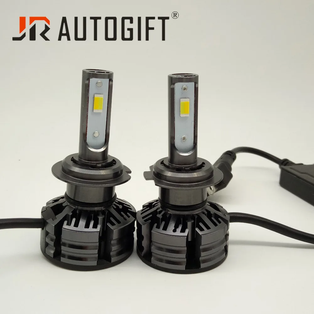 Car Tricolor 3Color LED Headlight turbo fan  H1 H4 H7 H11 HB3 HB4 3000K 4300K 6000K Yellow White Flash Strobe LED Bulbs car DRL