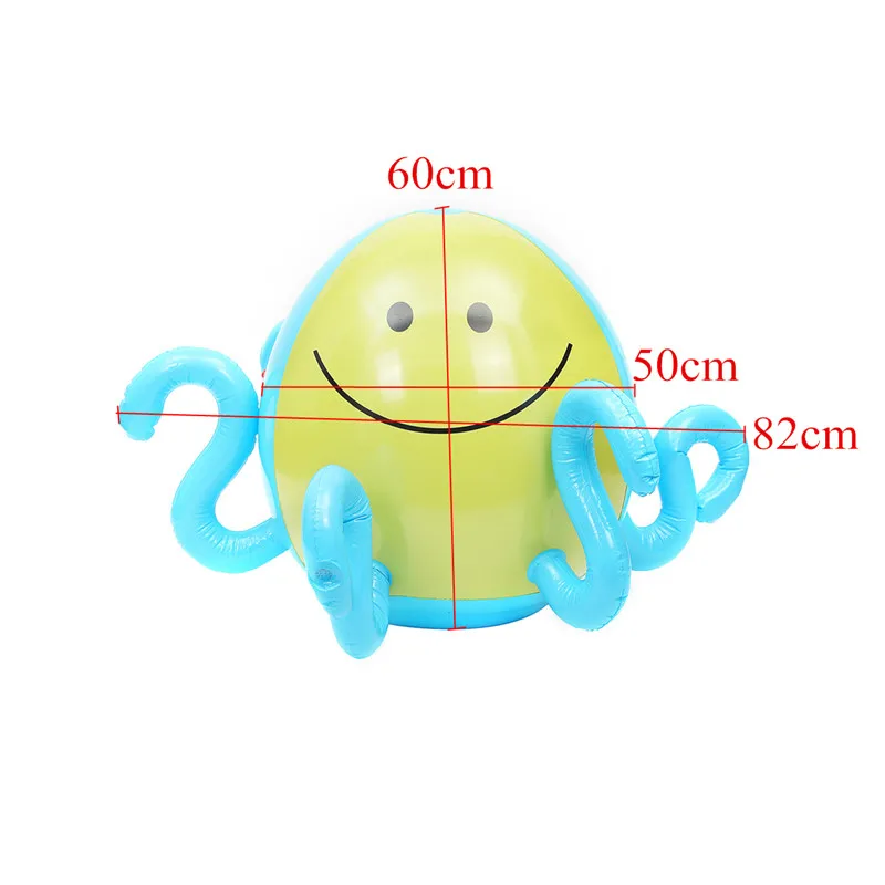 Kids Inflatable Water Spray Ball Sprinkler Octopus Squirt Lawn Pool Toy Fun PVC Outdoor Swim Pool Spray Water Pool & Accessories