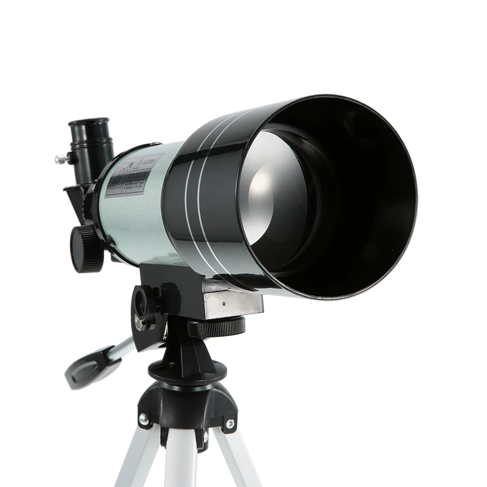 150X Professional Astronomical Telescope Outdoor HD Monocular Refractive Space Travel Spotting Scope with Portable Tripod Lever