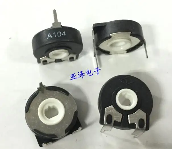 [VK] T SpaIn PT15-A100K A104 adjustable potentiometer horizontal elliptical hole rotating adjustable resistance switch