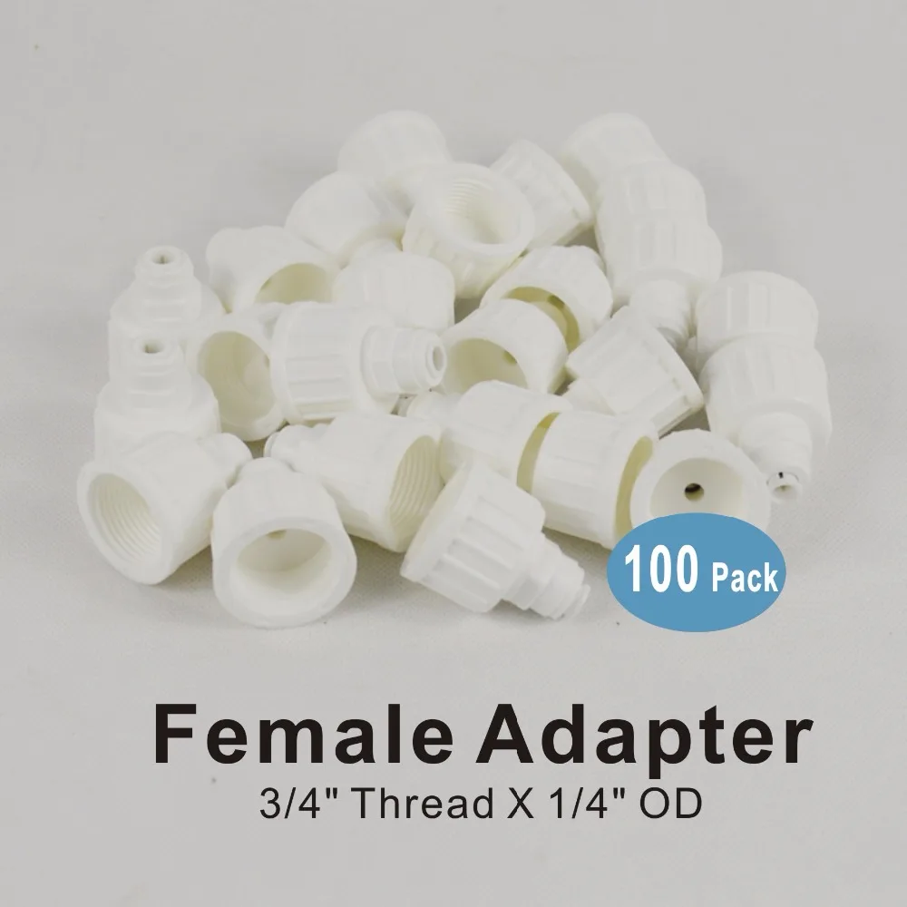 100 PACK Of Feed Water Connection Fitting 3/4