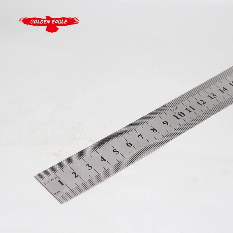 30cm Iron Ruler 30CM double-sided Steel Ruler Complete Specifications