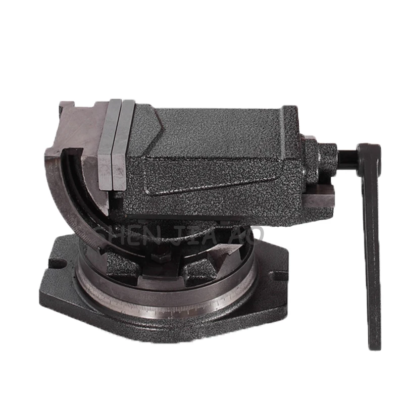 Inclinable Angle solid flat tongs 4 inch 360-degree rotary precision taper vise precision high quality flat tongs 1pc