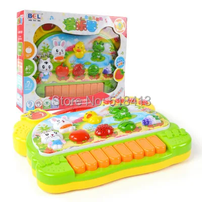 Animal Farm Cartoon Music Electronic Organ Baby Infant And Children Early Childhood Educational Toys 0 To 3 Years Old 2021