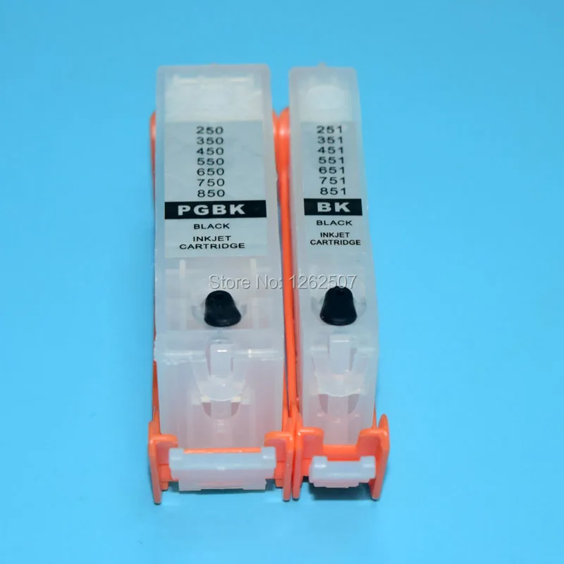 PGI-150 CLI-151 Refillable Ink Cartridge For Canon MG5410 MG5510 MG5610 MG6410 MG6610 IP7210 MX721 Ix6810 Printers