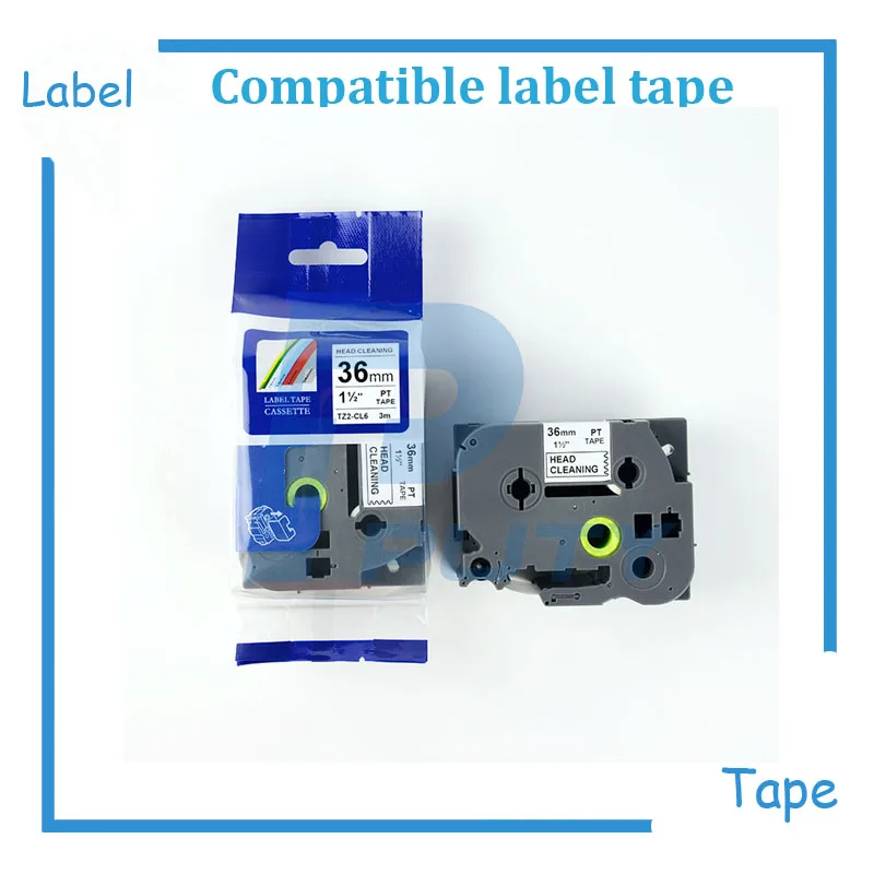 High quality Compatible brother head cleaning tape 12mm-36mm TZ-CL3  TZ-CL4 TZ-CL5, TZ-CL6