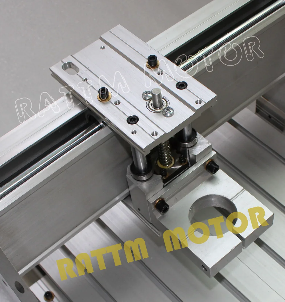 Imagem -02 - Fresadora de Gravação Cnc Kit de Fresadora Mecânica com Parafuso Esférico de Moldura com 43 mm de Montagem do Motor